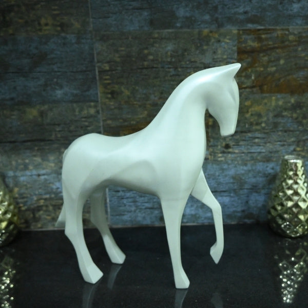 Pearl White Horse