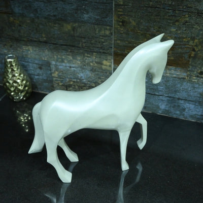 Pearl White Horse