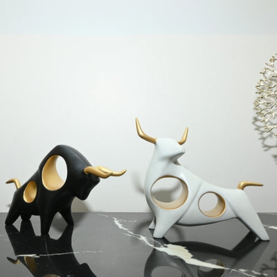 Golden Horns Bulls Set