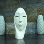 Asian Inspired Face | Abstract Cultural Statue | Decoro.pk