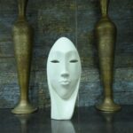 Asian Inspired Face | Abstract Cultural Statue | Decoro.pk