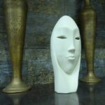 Asian Inspired Face | Abstract Cultural Statue | Decoro.pk