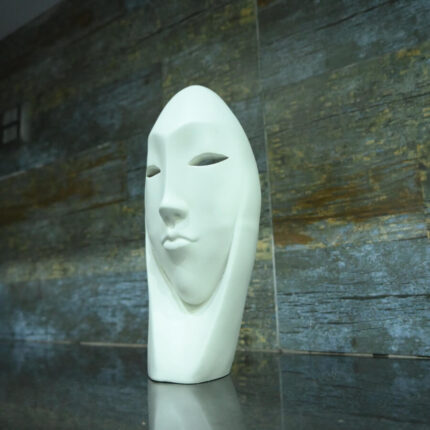 Asian Inspired Face | Abstract Cultural Statue | Decoro.pk