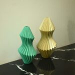 Geometric Vase with Diamond Pattern | Modern Decor | Decoro.pk