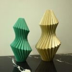 Geometric Vase with Diamond Pattern | Modern Decor | Decoro.pk