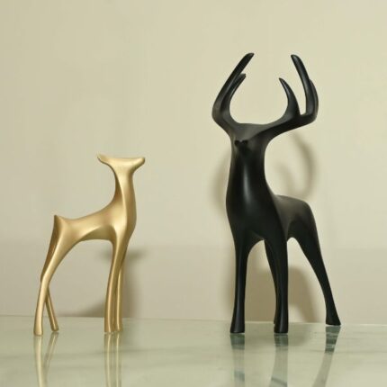 Best Deer & Doe Set | Modern Tabletop Décor | Decoro.pk