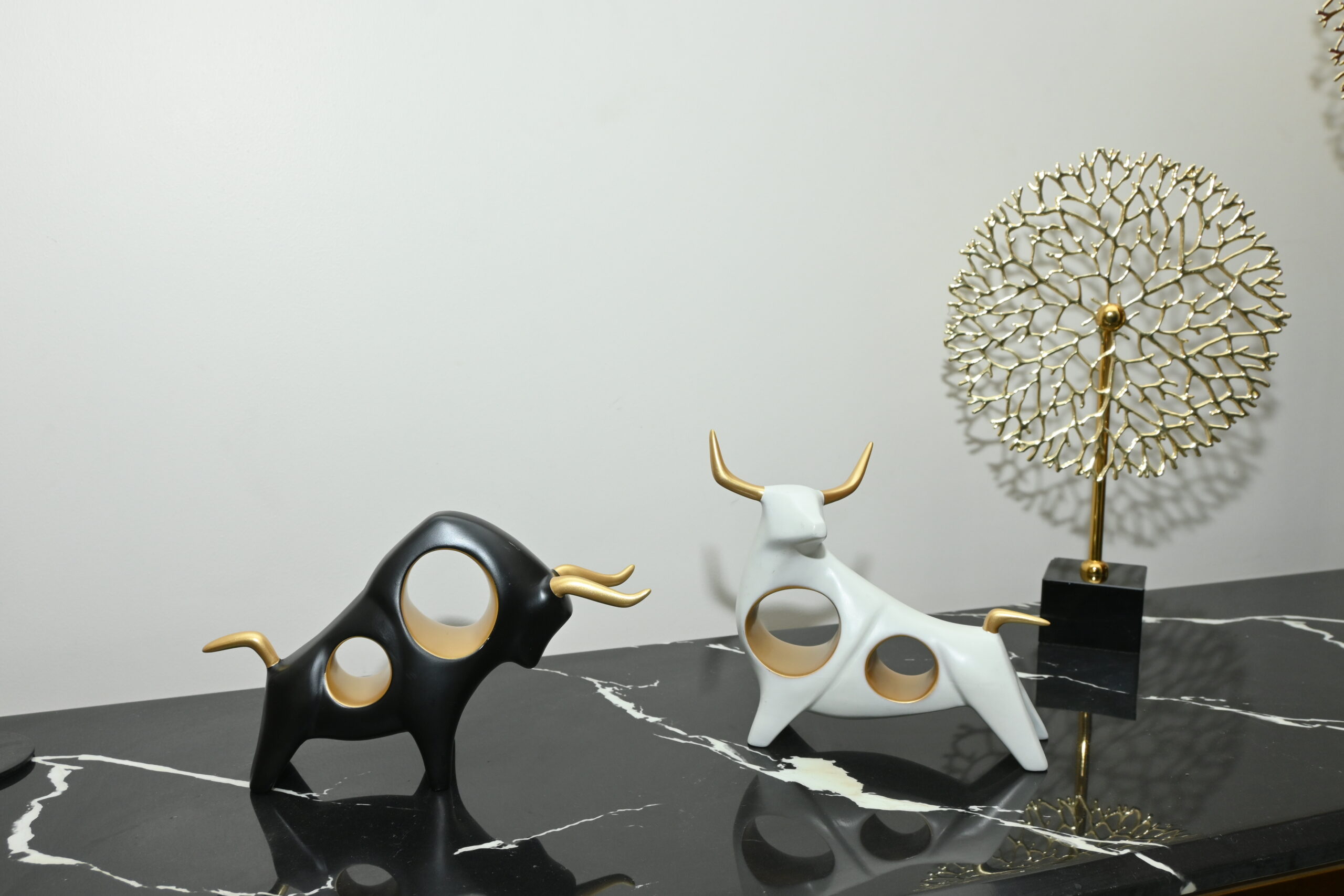 Golden Horns Bulls Set