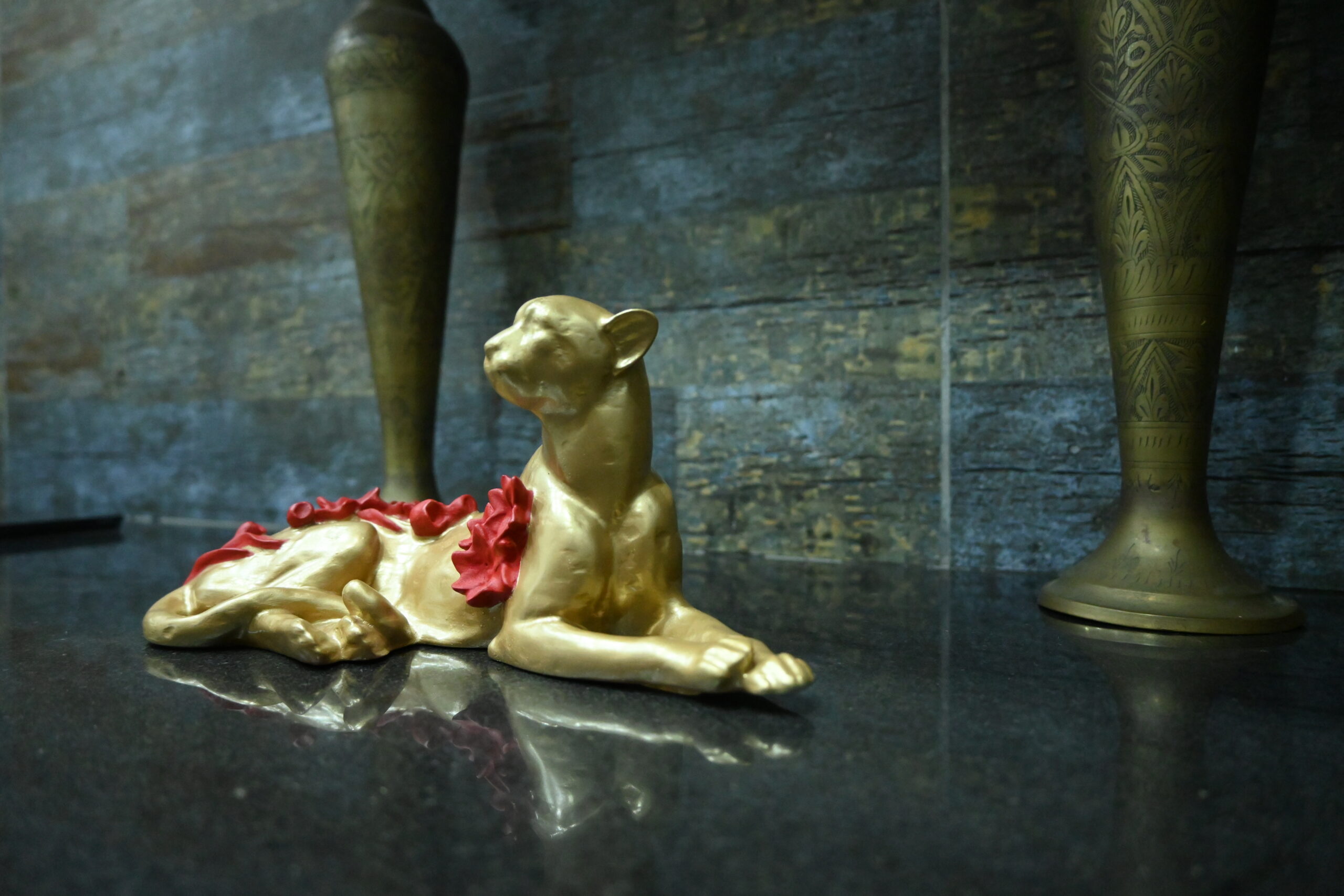 Flowers on Cheetah - Image 3